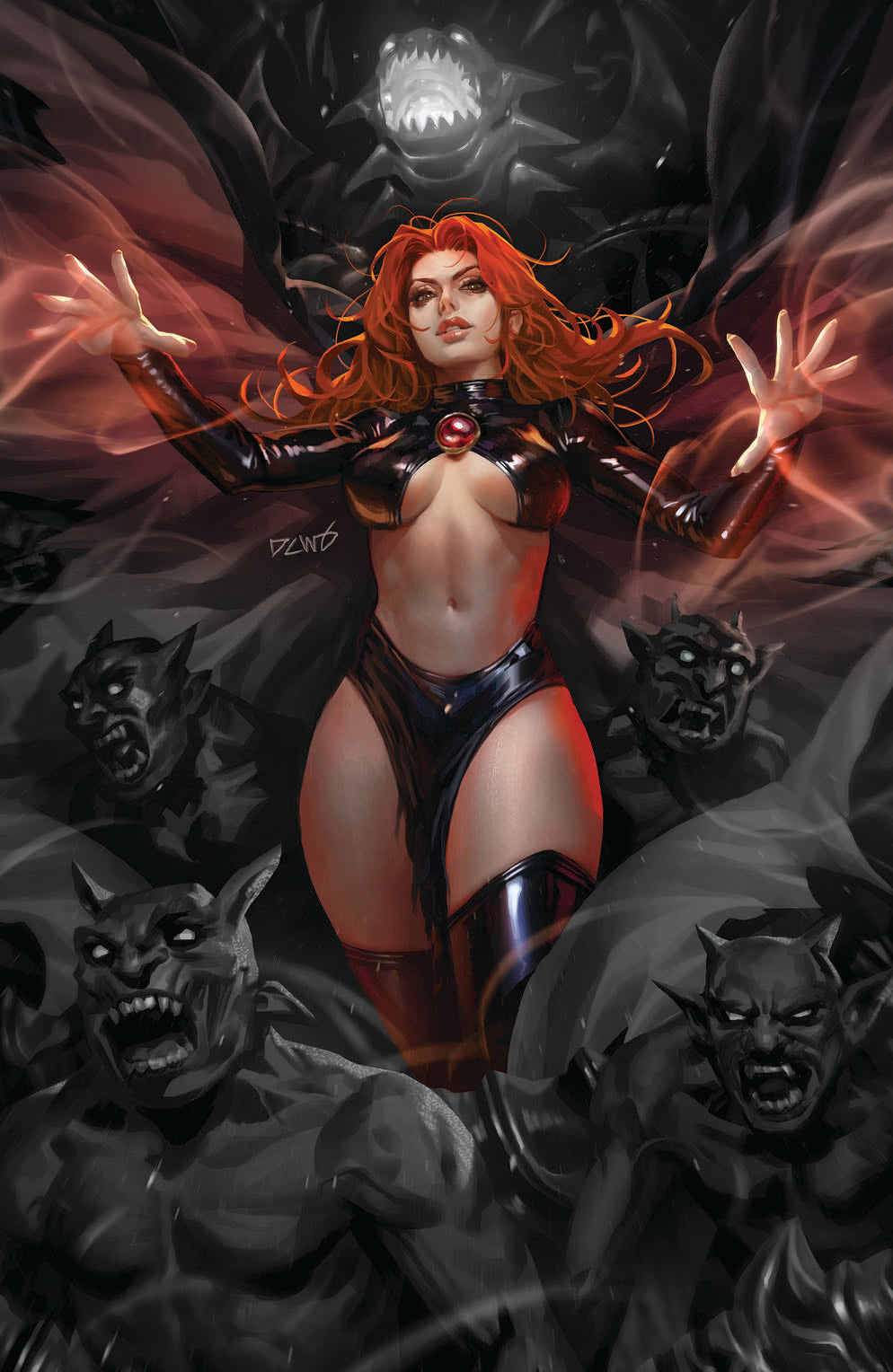 New Mutants 25 Unknown Comics Derrick Chew Exclusive Color Splash Convention VIRGIN Var (06/08/2022) Main image