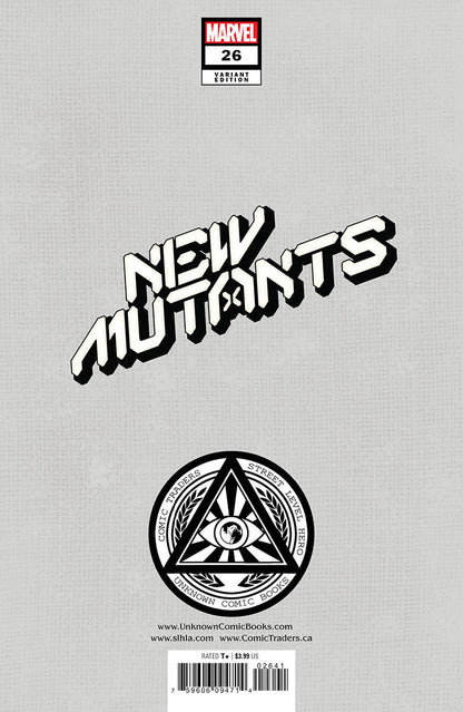New Mutants #26 Unknown Comics Carnero Exclusive Virgin Var (06/22/2022) - Collectors World Toys