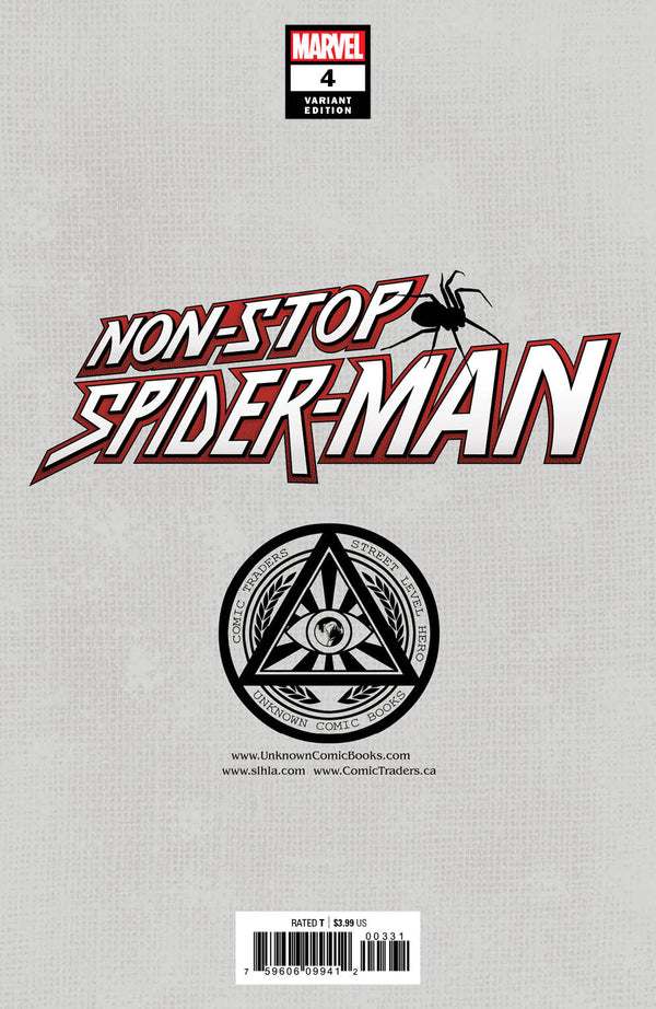 Non-Stop Spider-Man #4 Unknown Comics Gabriele Dell'Otto Exclusive Var (07/28/2021) (08/25/2021) - Collectors World Toys