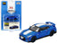 Nissan GT-R RHD (Right Hand Drive) Bayside Blue with White Stripe "50th Anniversary Edition" Limited Edition to 1200 pieces 1/64 Diecast Model Car by Era Car