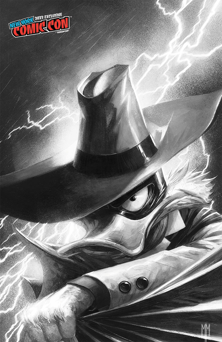 NEGADUCK #1 UNKNOWN COMICS MARCO MASTRAZZO EXCLUSIVE B&W NYCC VIRGIN VAR (10/25/2023) - Collectors World Toys Main image