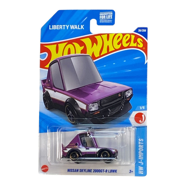Hot Wheels Nissan Skyline 2000GT-R LBWK - J-Imports Series 1/5 - Hover Image