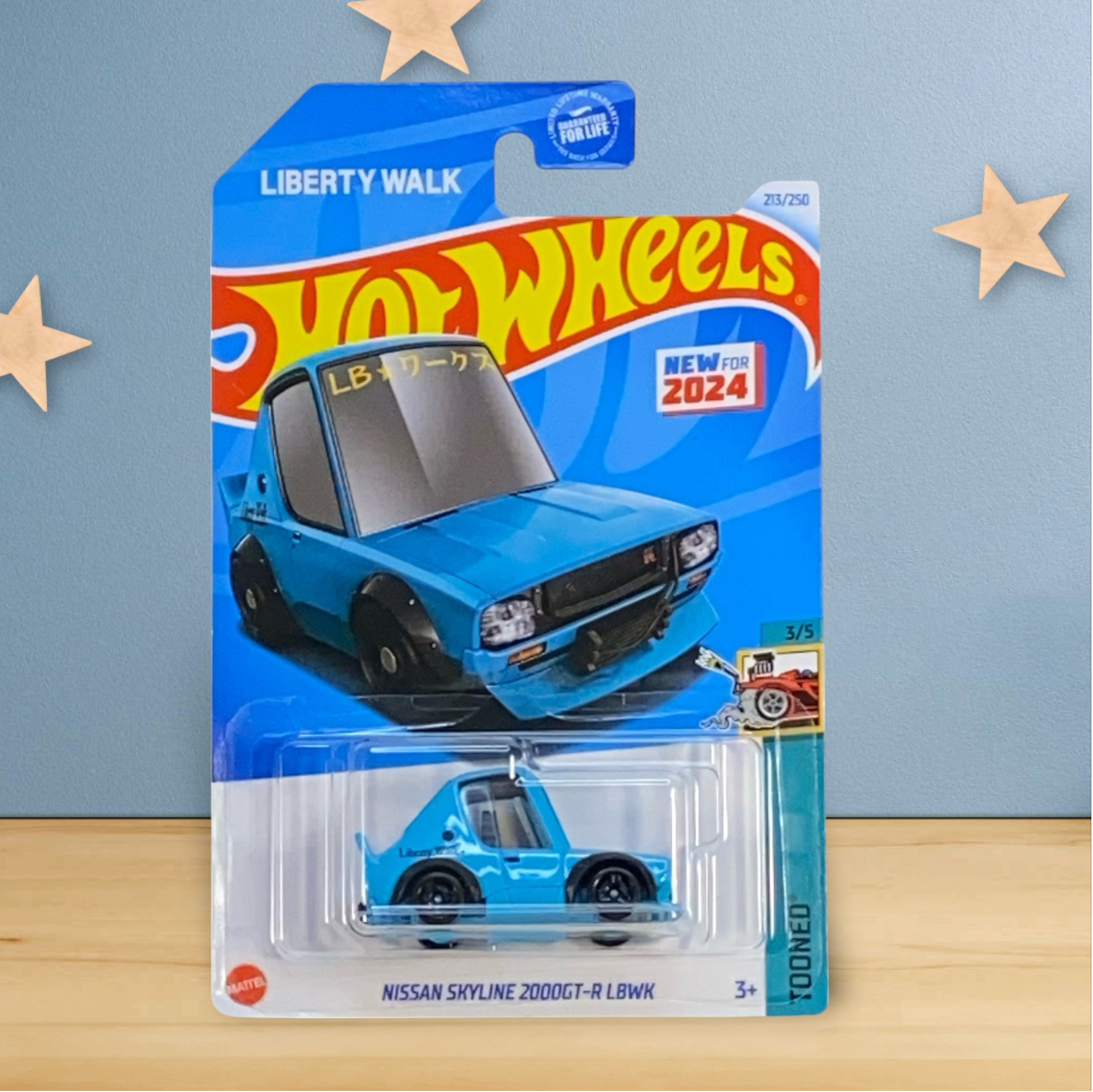 Hot Wheels Nissan Skyline 2000GT-R LBWK - Tooned series 3/5