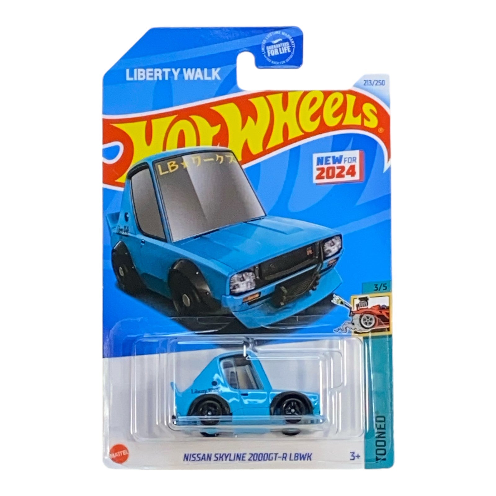 Hot Wheels Nissan Skyline 2000GT-R LBWK - Tooned series 3/5