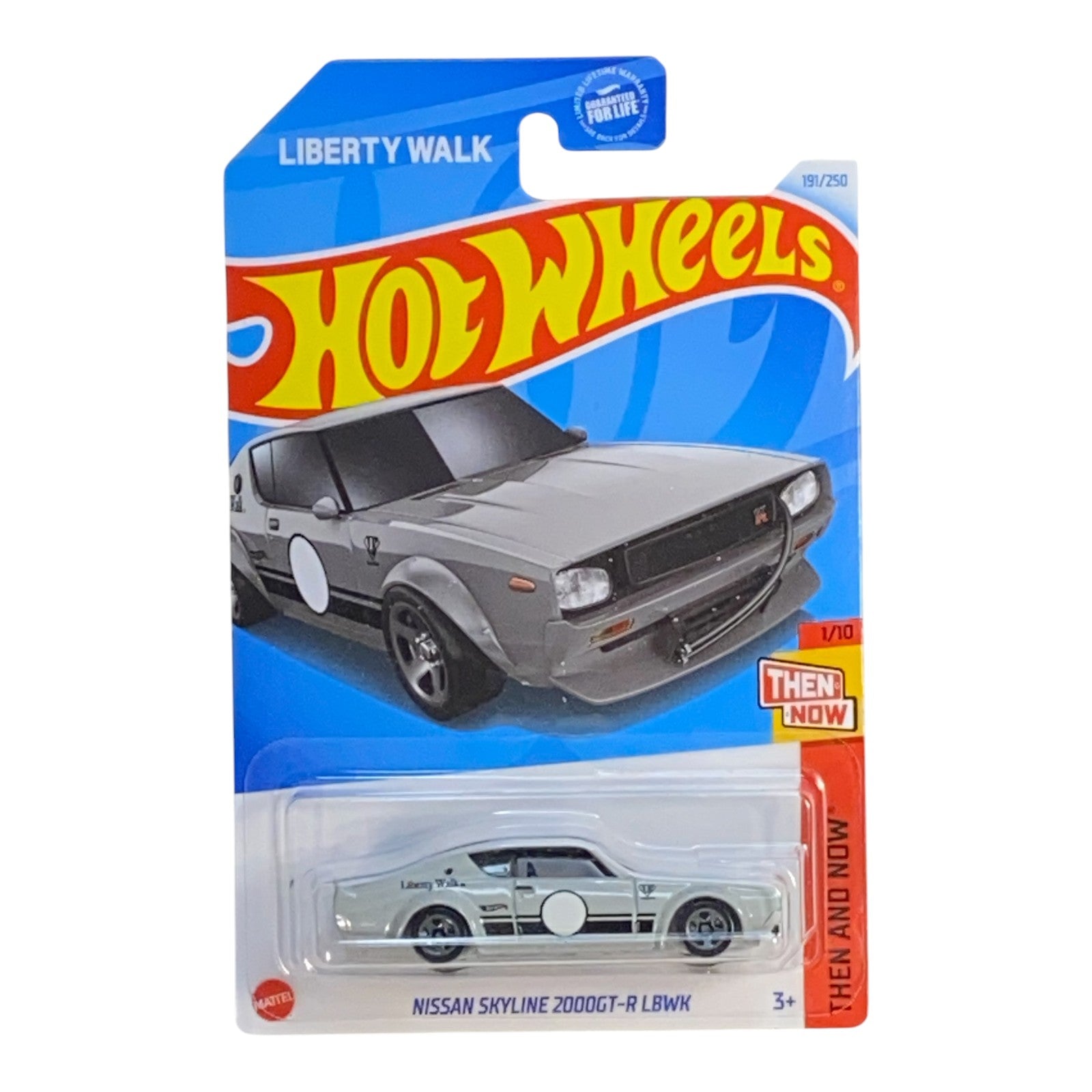 Hot Wheels Nissan Skyline 2000GT-R LBWK - Then And Now Series 1/10