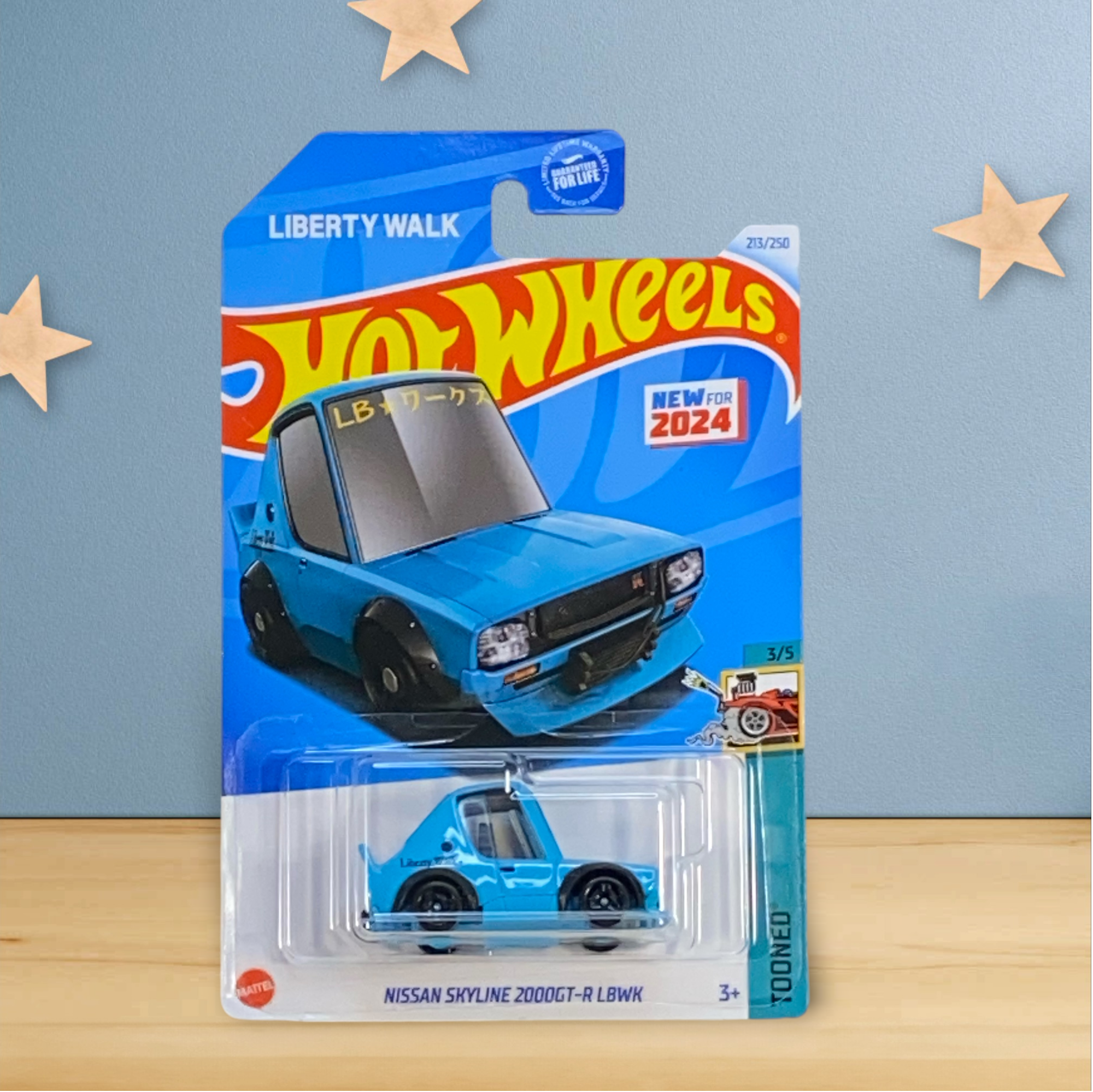 Hot Wheels Nissan Skyline 2000GT-R LBWK - Tooned series 3/5