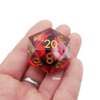 Nosferatu's Eye - Giant D20 Moving Eye DnD Dice | Acrylic RPG Gaming Dice - Collectors World Toys