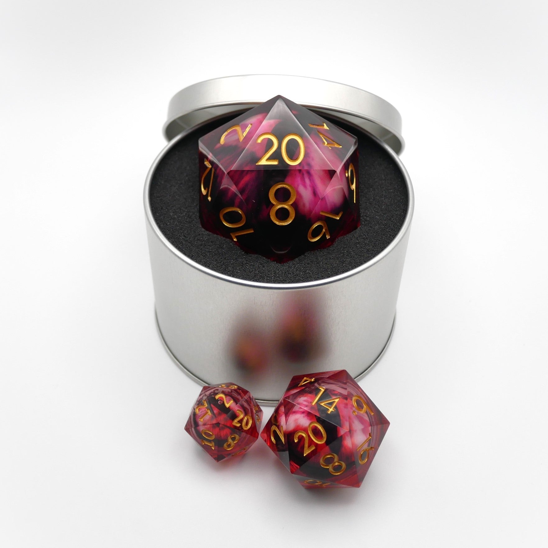 Nosferatu's Eye - Giant D20 Moving Eye DnD Dice | Acrylic RPG Gaming Dice - Collectors World Toys