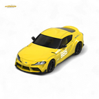 OM Model Toyota supra A90 Initial D MT GHOST in Yellow 1:64