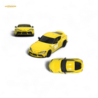 OM Model Toyota supra A90 Initial D MT GHOST in Yellow 1:64