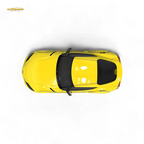 OM Model Toyota supra A90 Initial D MT GHOST in Yellow 1:64