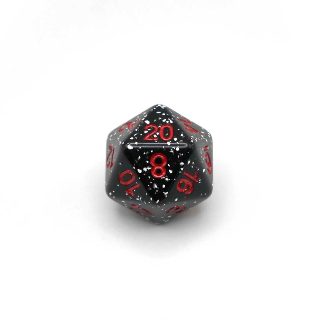 Obsidian Malphite - 7 Piece DnD Dice Set | Acrylic RPG Gaming Dice - Collectors World Toys