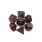 Obsidian Malphite - 7 Piece DnD Dice Set | Acrylic RPG Gaming Dice - Collectors World Toys