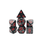 Obsidian Malphite - 7 Piece DnD Dice Set | Acrylic RPG Gaming Dice - Collectors World Toys
