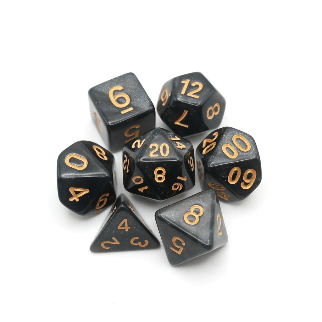 Onix's Core - 7 Piece DnD Dice Set | Acrylic RPG Gaming Dice - Collectors World Toys