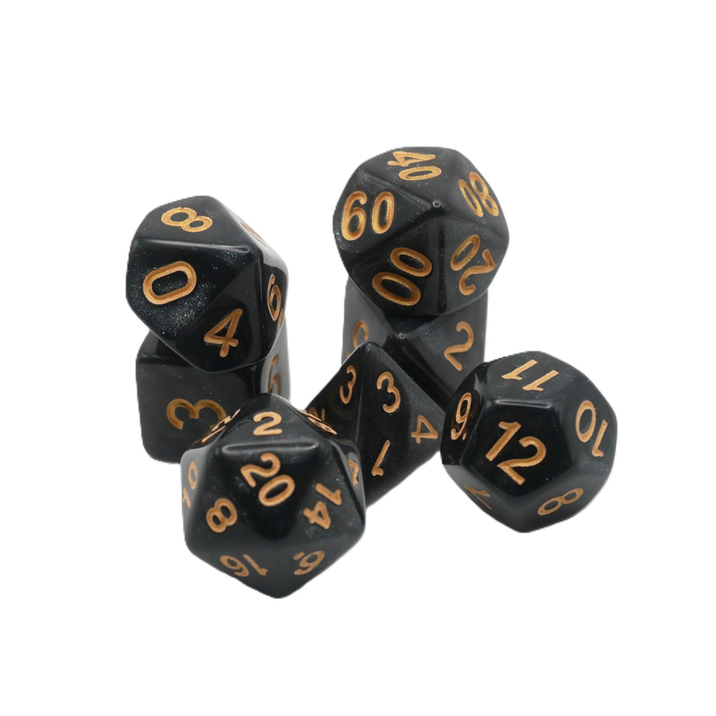 Onix's Core - 7 Piece DnD Dice Set | Acrylic RPG Gaming Dice - Collectors World Toys