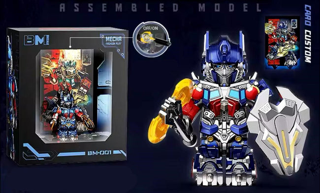 Cyber Commander Custom Minifig - Collectors World Toys Hover Image