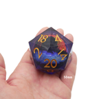 Owlbear's Eye - Giant D20 Moving Eye DnD Dice | Acrylic RPG Gaming Dice - Collectors World Toys