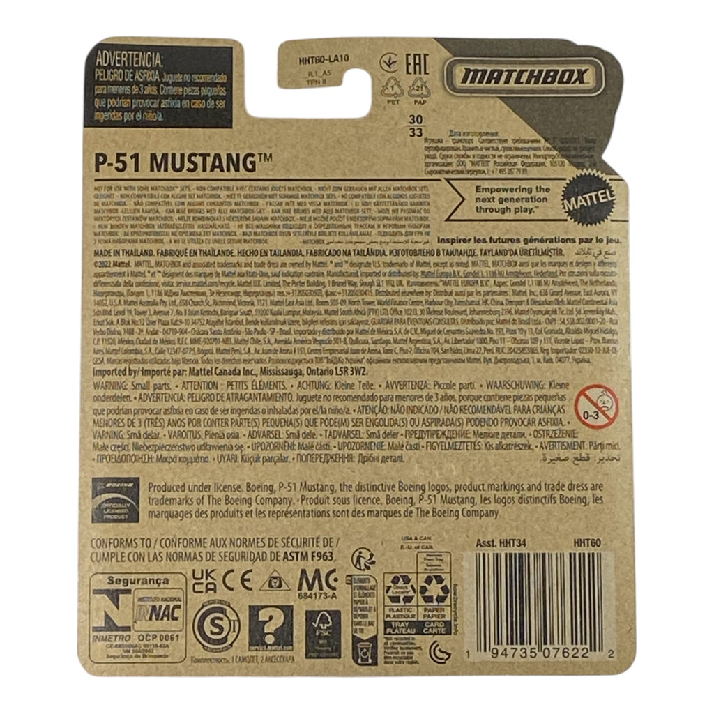 Matchbox P-51 Mustang - Sky Busters Series 30/33 - Collectors World Toys