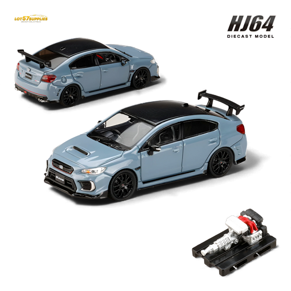 (Pre-Order) Hobby Japan Subaru S208 NBR Challenge Package - Cool Gray Khaki 1:64