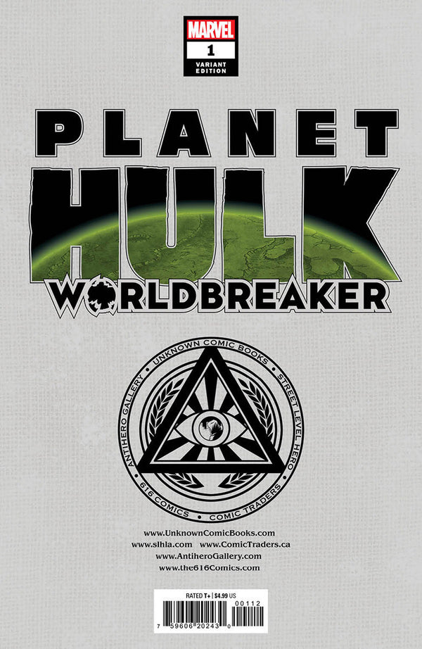 Planet Hulk: Worldbreaker #1 Unknown Comics Mico Suayan Exclusive Var (11/30/2022) - Collectors World Toys