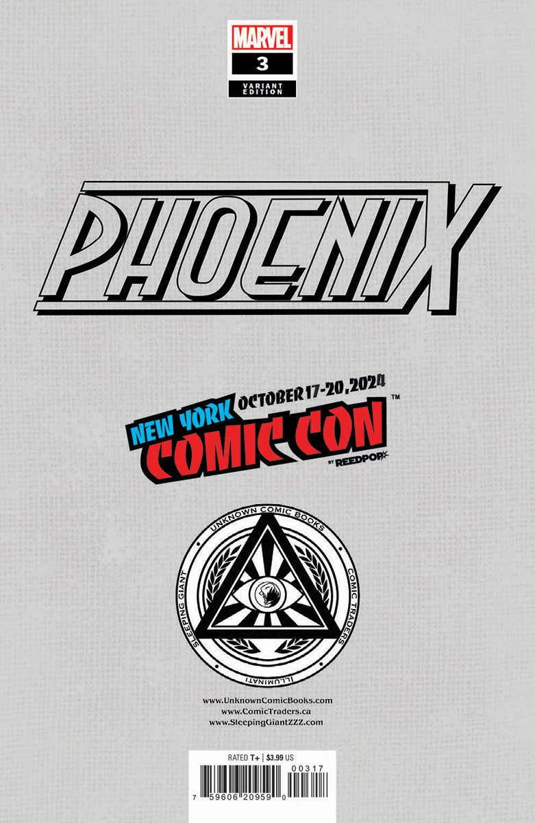 [Signed by Nathan Szerdy] [FOIL] PHOENIX #3 UNKNOWN COMICS EXCLUSIVE NATHAN SZERDY VIRGIN VAR [IN STOCK]