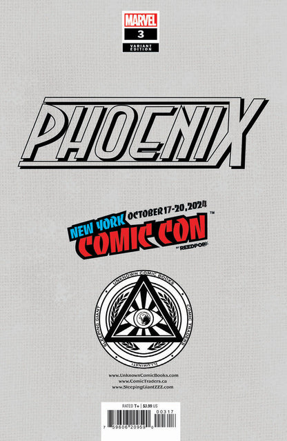 [Signed by Nathan Szerdy] [FOIL] PHOENIX #3 UNKNOWN COMICS EXCLUSIVE NATHAN SZERDY VIRGIN VAR [IN STOCK] - Collectors World Toys