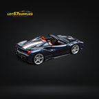 TPC Novitec 488 Roadster Metallic Blue - Silver Stripe 1:64 - Collectors World Toys