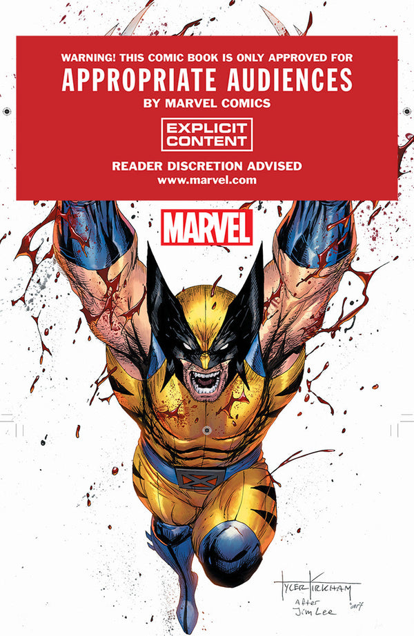 Wolverine Revenge #2 Red Band [Polybagged] Explicit Content Unknown Comics Exclusive Tyler Kirkham Virgin Nycc 2024 Var (10/23/2024) - Collectors World Toys