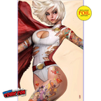 [Signed by Nathan Szerdy] POWER GIRL #1 NATHAN SZERDY (616) EXCLUSIVE FOIL NYCC VIRGIN VAR [IN STOCK] - Collectors World Toys