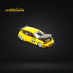 (Pre-Order) Pop Race Pandem Civic EG6 v1.5 - MOONEYES 1:64 PRE0010 - Collectors World Toys