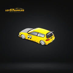 (Pre-Order) Pop Race Pandem Civic EG6 v1.5 - MOONEYES 1:64 PRE0010 - Collectors World Toys