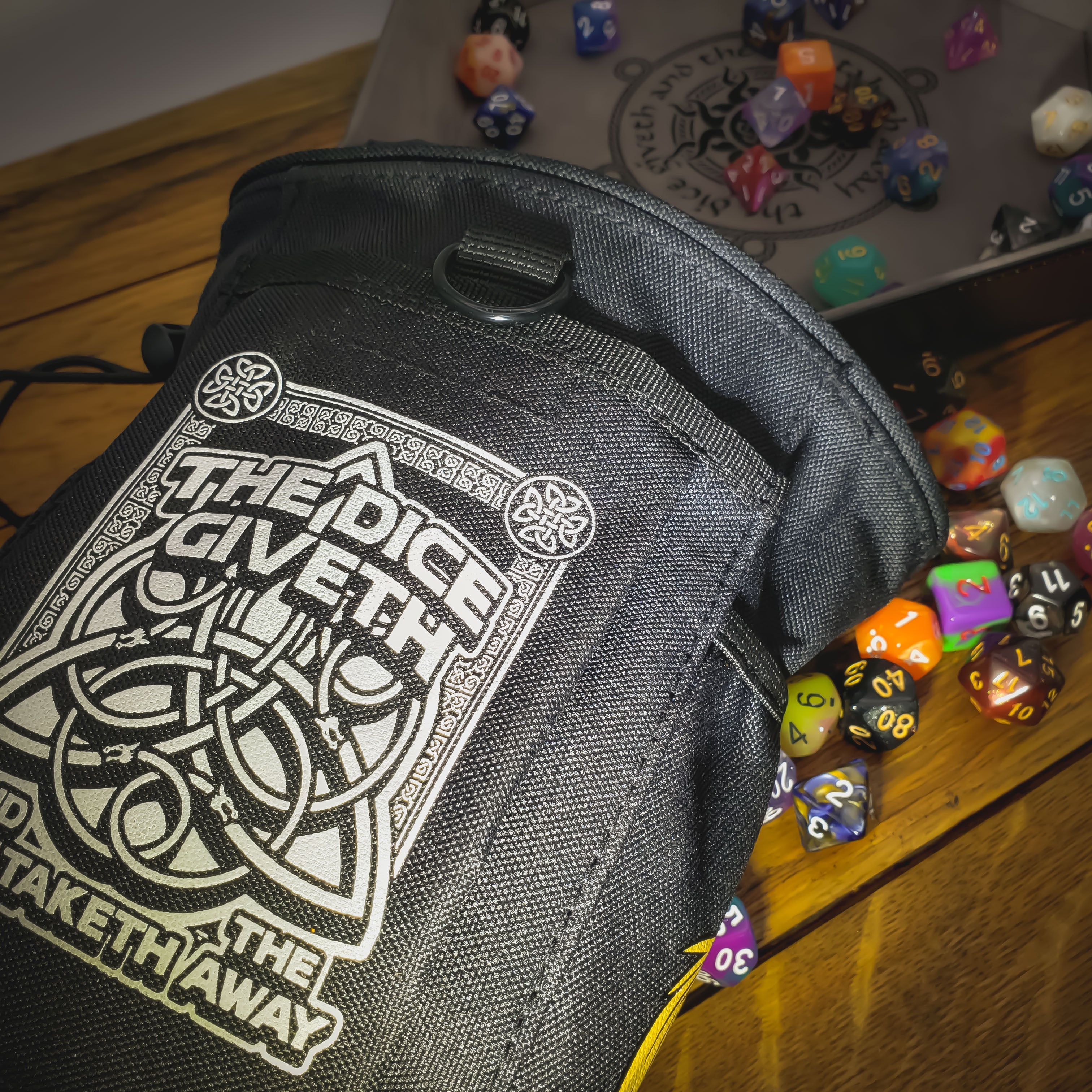 Dice Giveth and Taketh Deluxe Dice Bag - Collectors World Toys