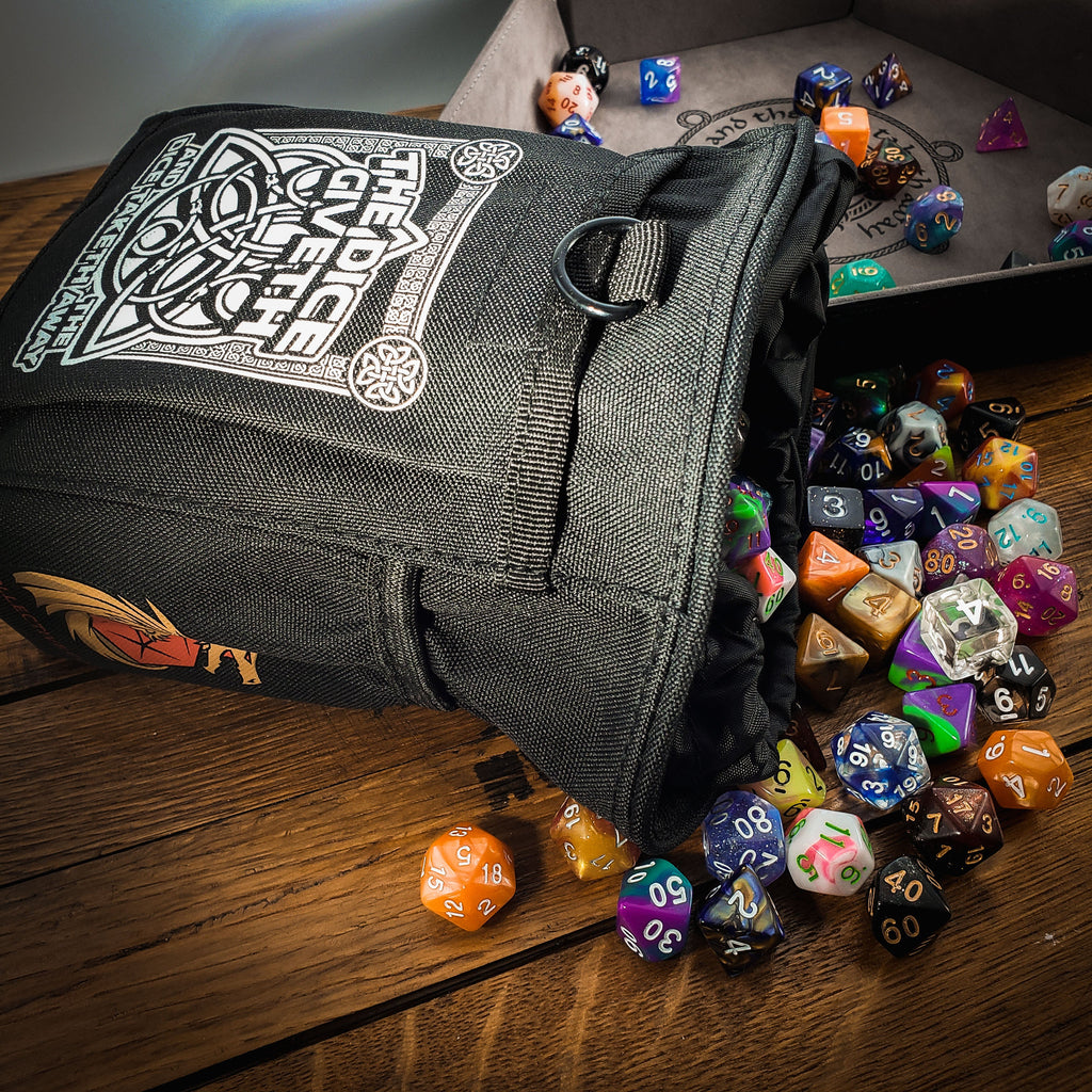 Dice Giveth and Taketh Deluxe Dice Bag - Collectors World Toys