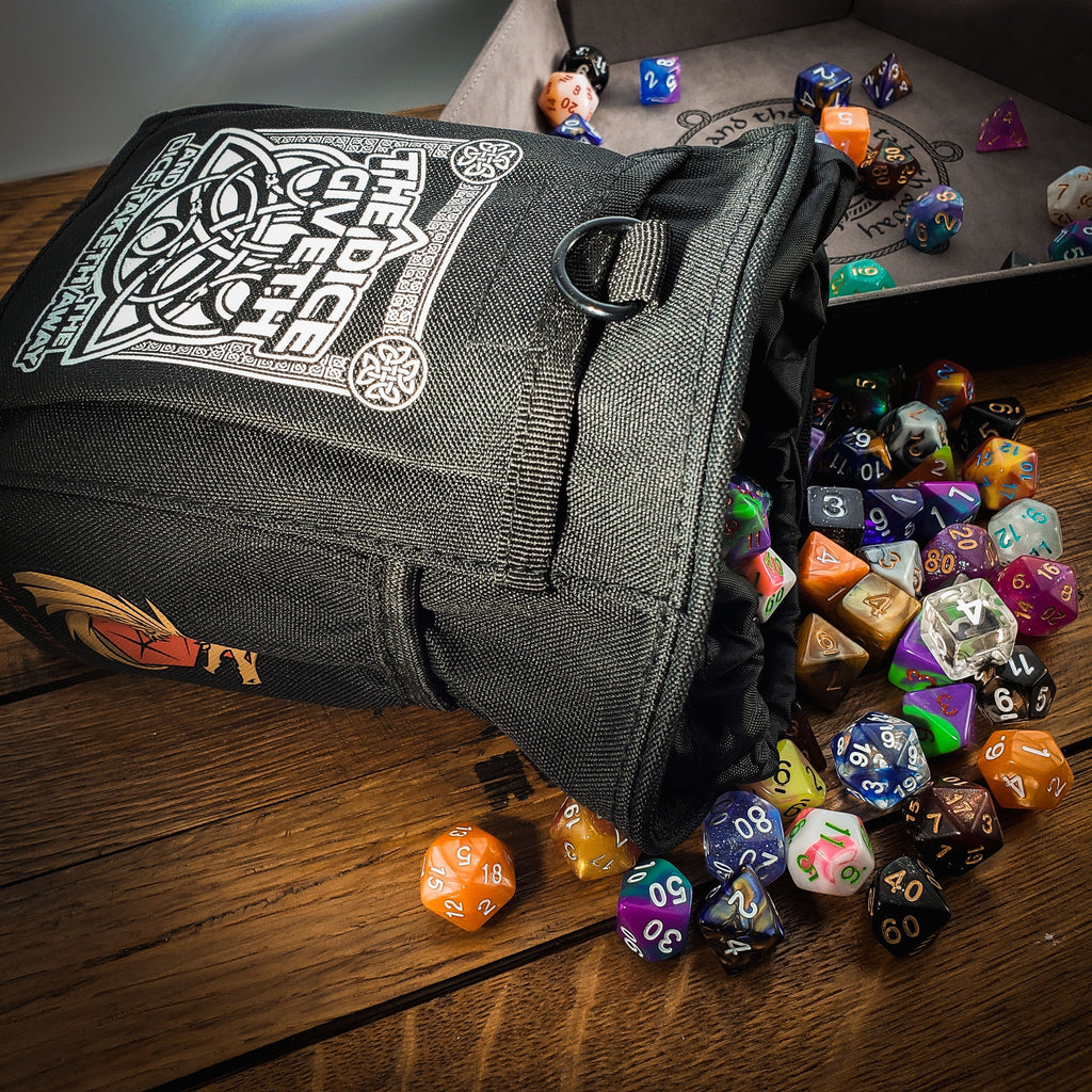 Dice Giveth and Taketh Deluxe Dice Bag - Collectors World Toys