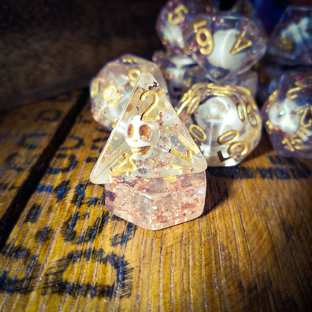 Swashbuckler - 14 Piece DnD Dice Set | Acrylic RPG Gaming Dice - Collectors World Toys