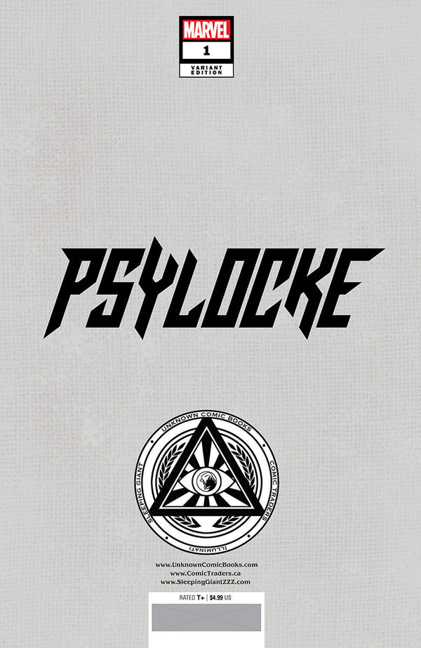 PSYLOCKE #1 UNKNOWN COMICS ALEXANDER LOZANO EXCLUSIVE VIRGIN VAR (11/13/2024) - Collectors World Toys