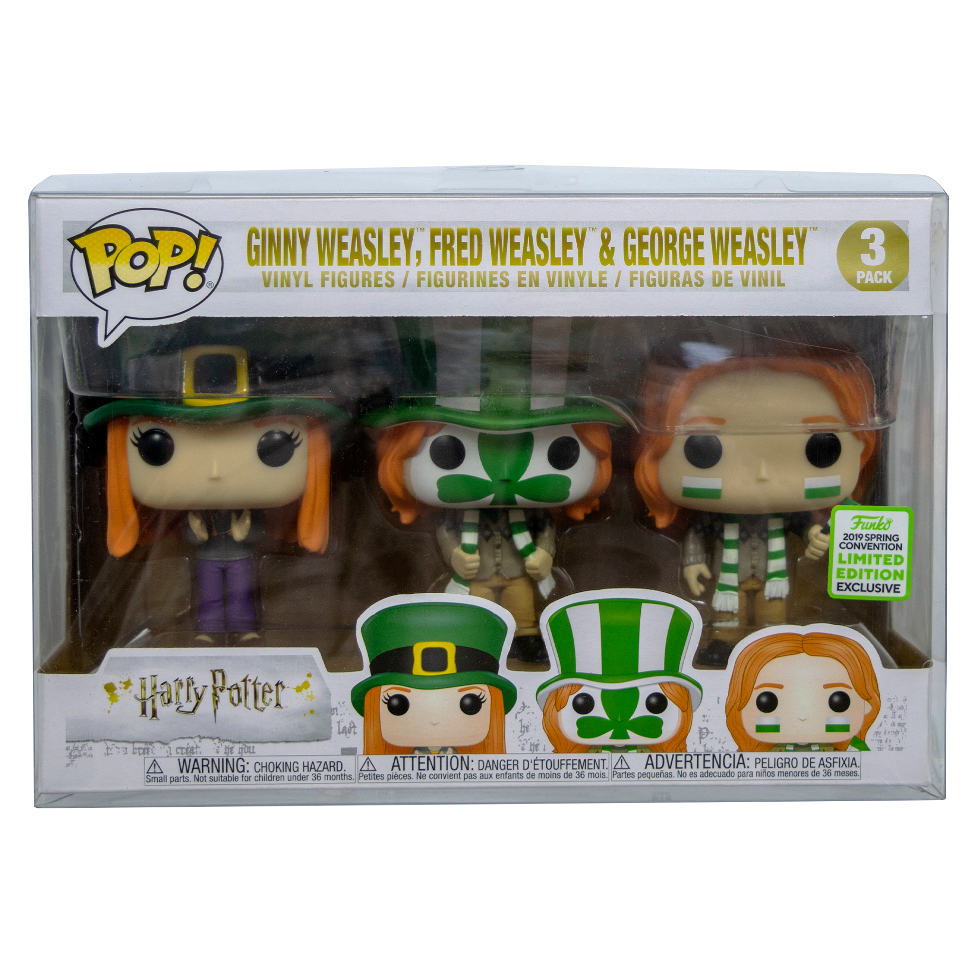 3-Pack Weasley Quidditch PopShield WHOLESALE - Collectors World Toys