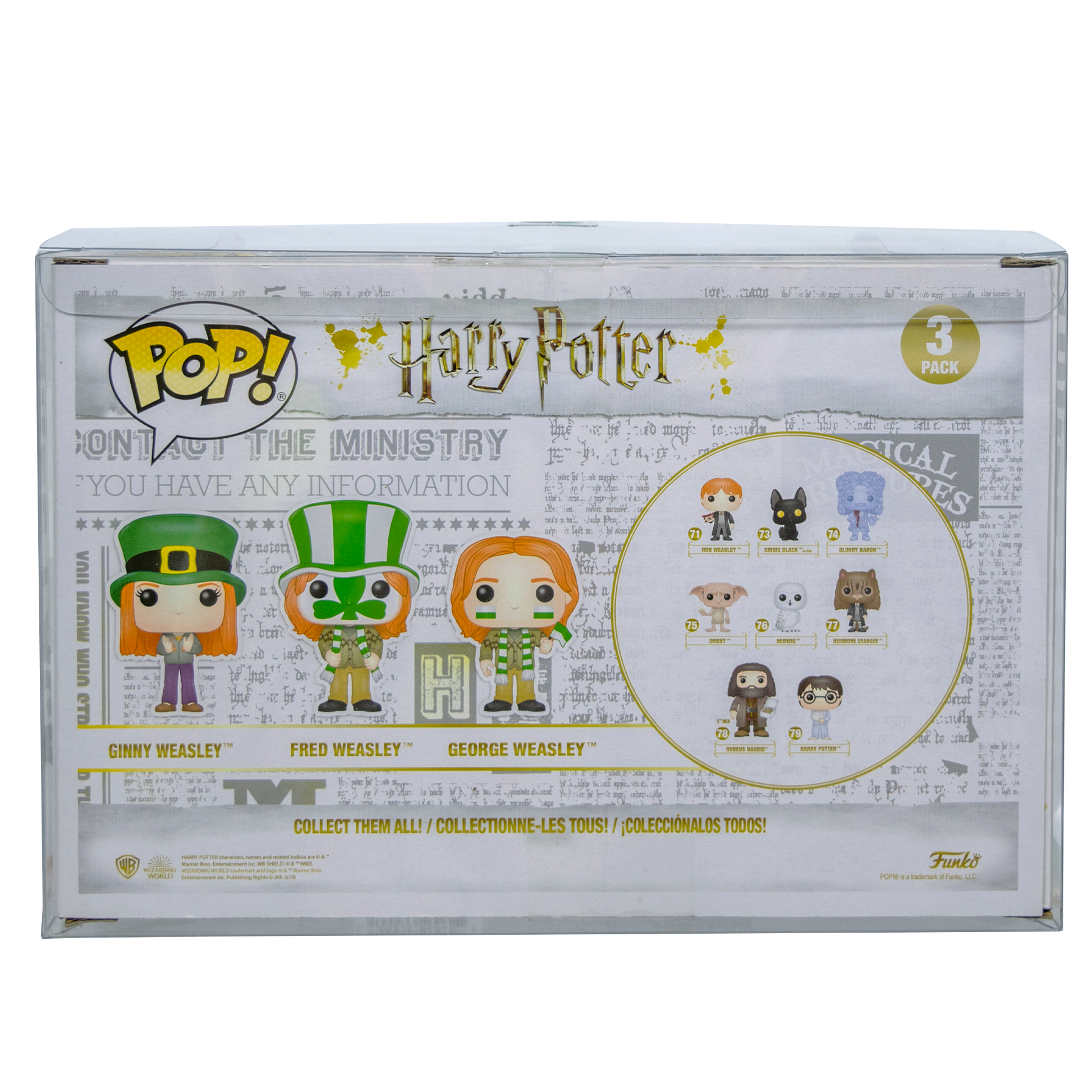 3-Pack Weasley Quidditch PopShield WHOLESALE