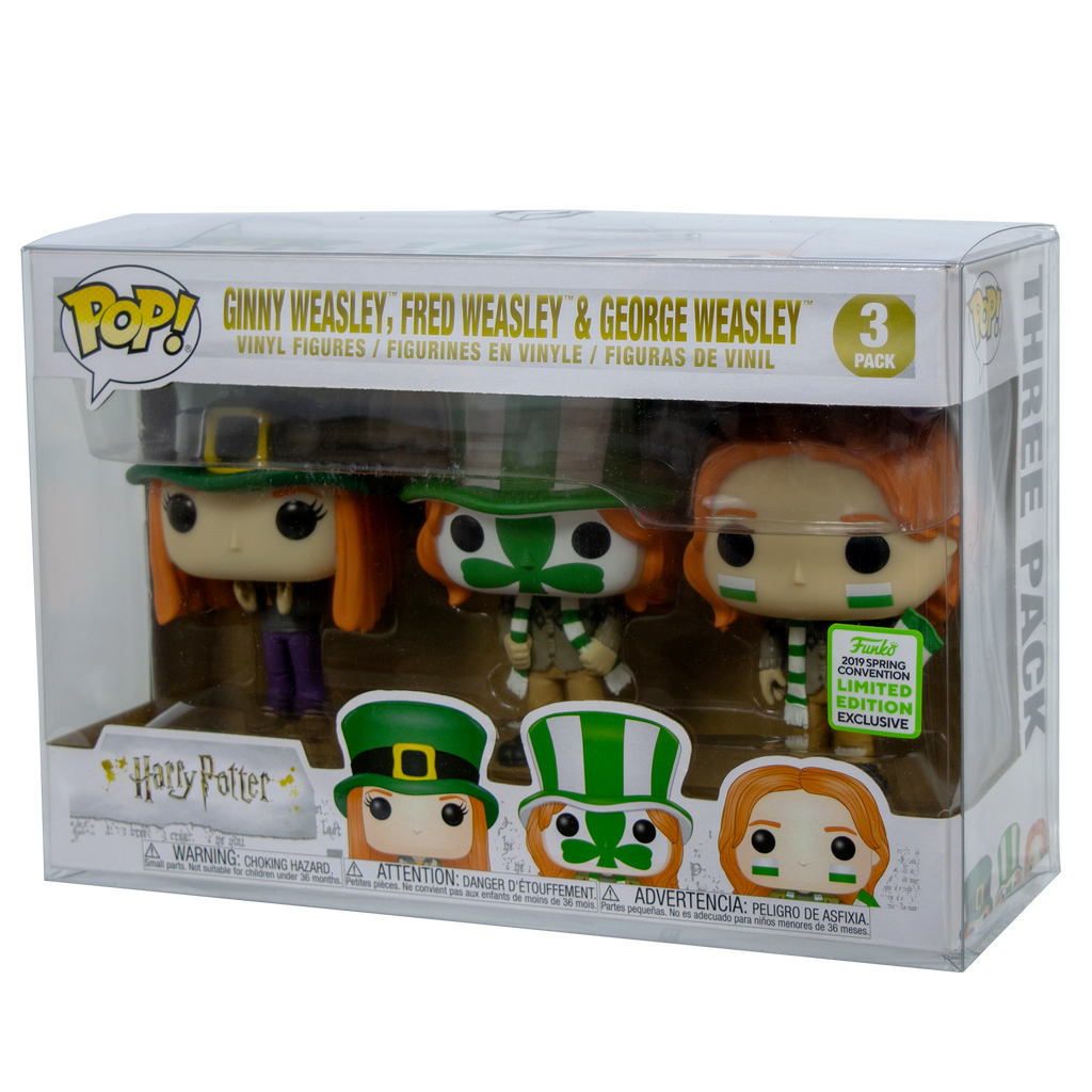 3-Pack Weasley Quidditch PopShield WHOLESALE - Collectors World Toys