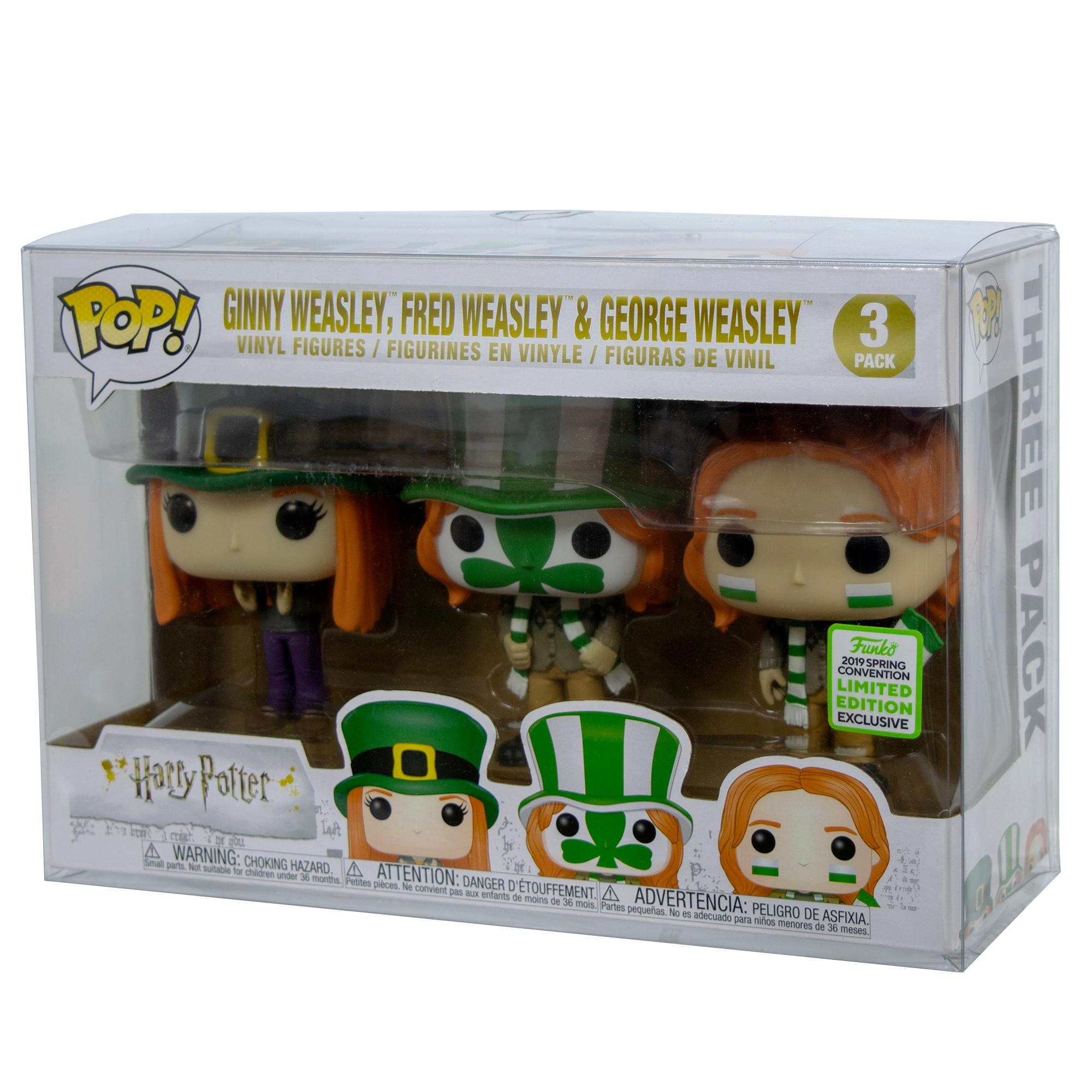 3-Pack Weasley Quidditch PopShield WHOLESALE - Collectors World Toys