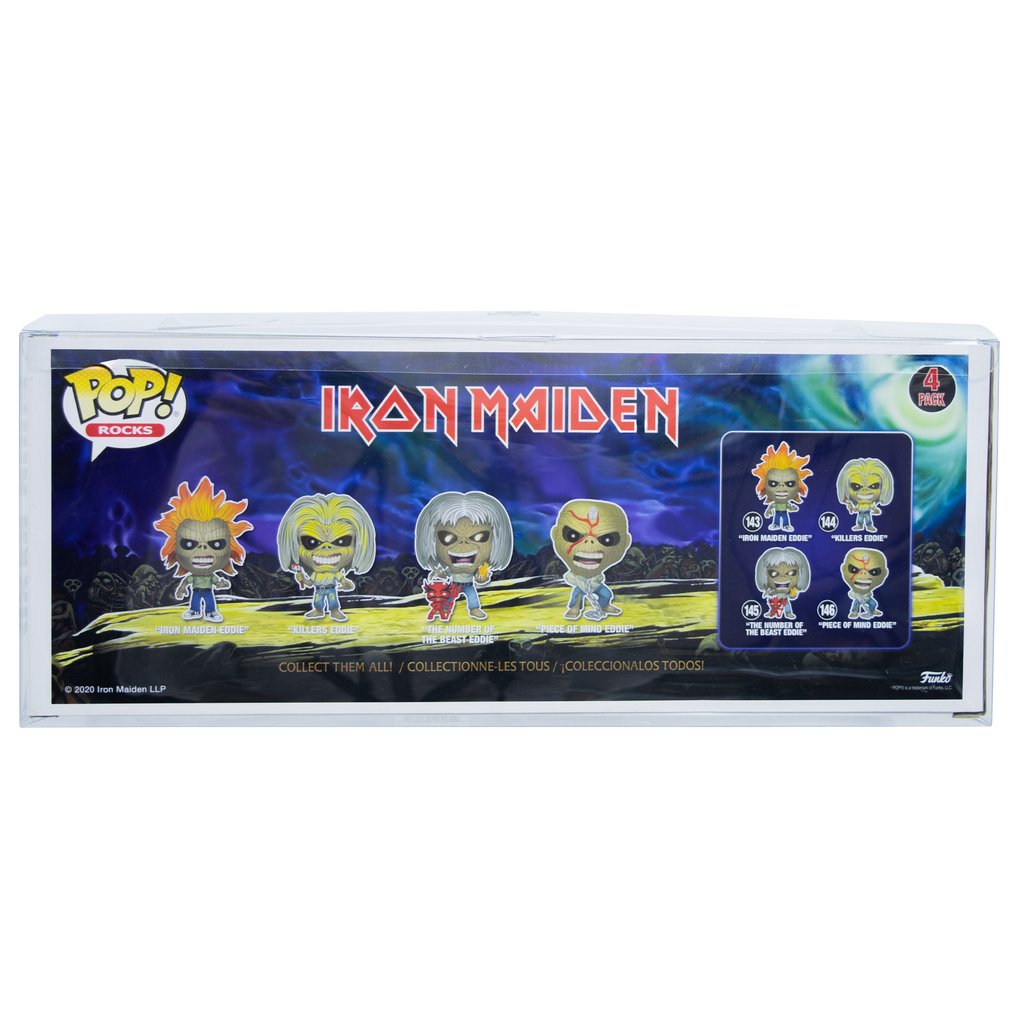 4-Pack Iron Maiden 2020 PopShield Protector - Collectors World Toys