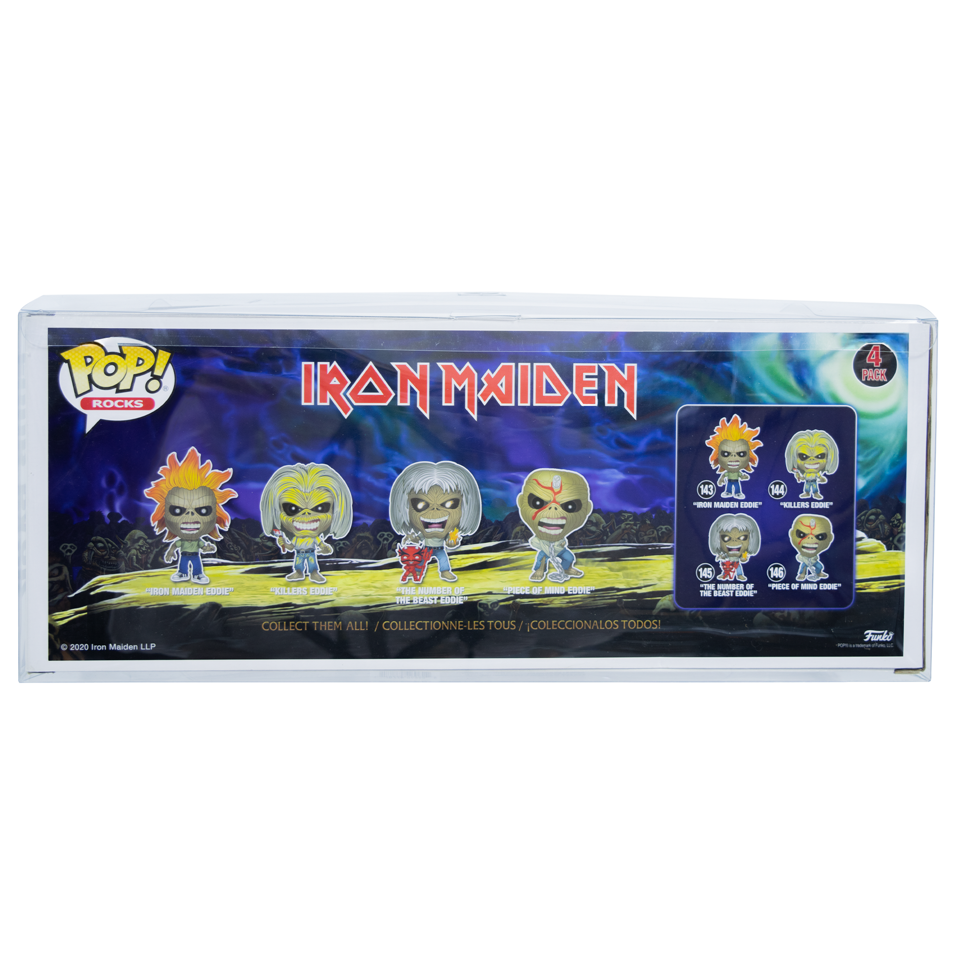 4-Pack Iron Maiden 2020 PopShield Protector