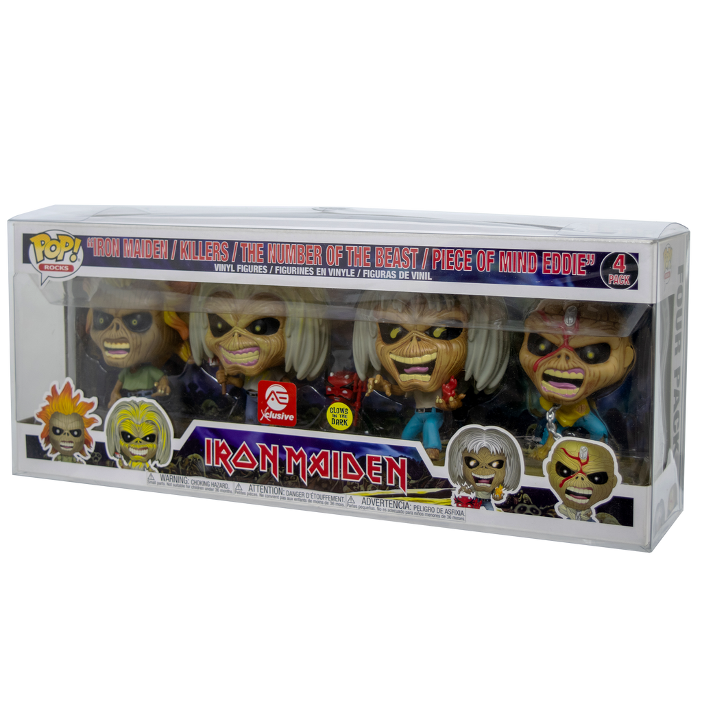 4-Pack Iron Maiden 2020 PopShield WHOLESALE - Collectors World Toys