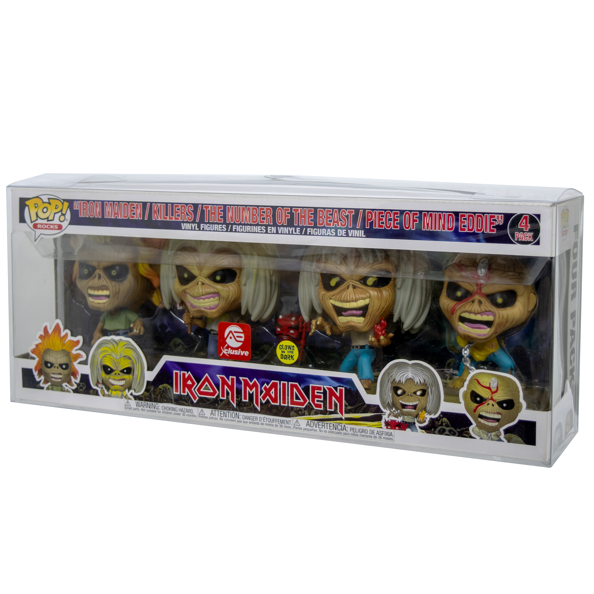 4-Pack Iron Maiden 2020 PopShield Protector - Collectors World Toys