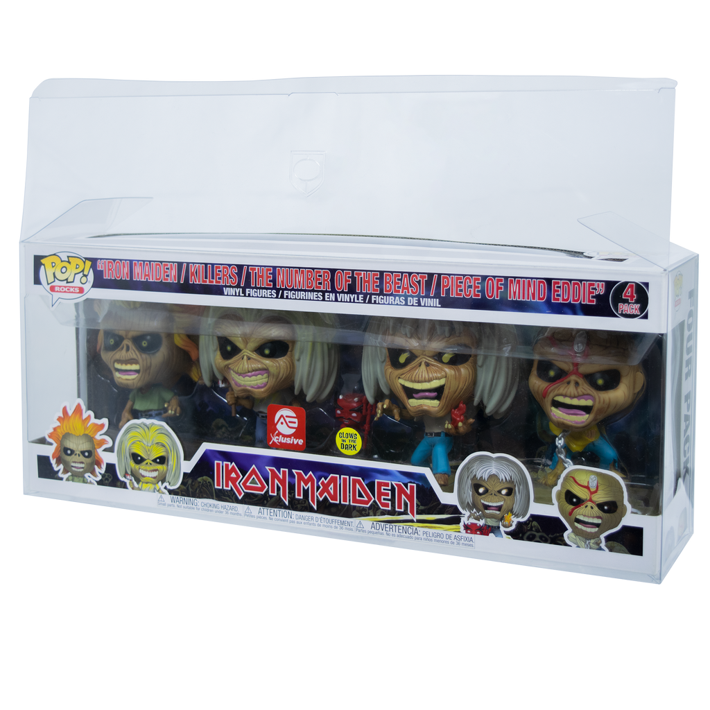 4-Pack Iron Maiden 2020 PopShield WHOLESALE - Collectors World Toys