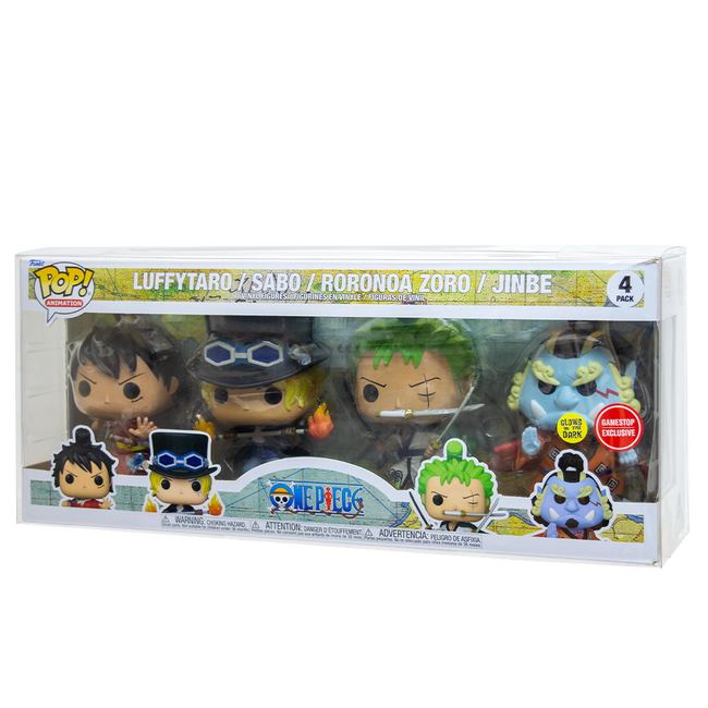4-Pack Demon Slayer/One Piece PopShield WHOLESALE - Collectors World Toys Hover Image