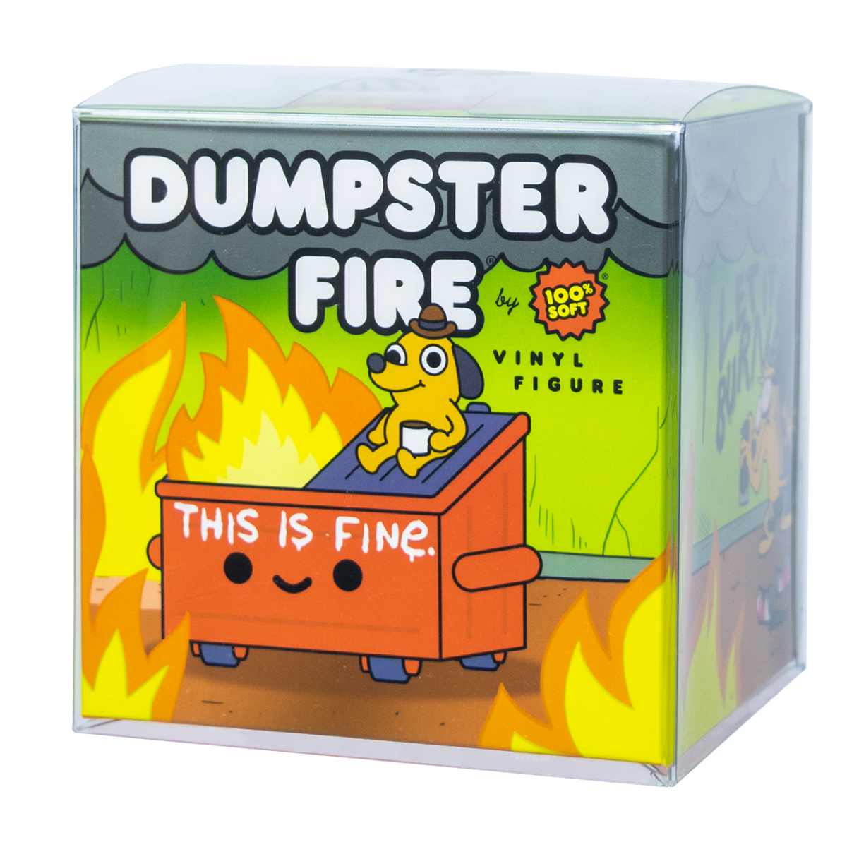 Dumpster Fire PopShield Protector