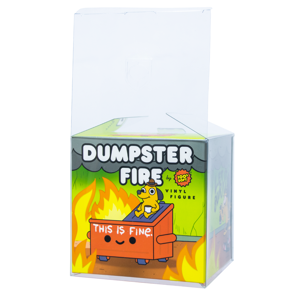 Dumpster Fire PopShield Protector - Collectors World Toys