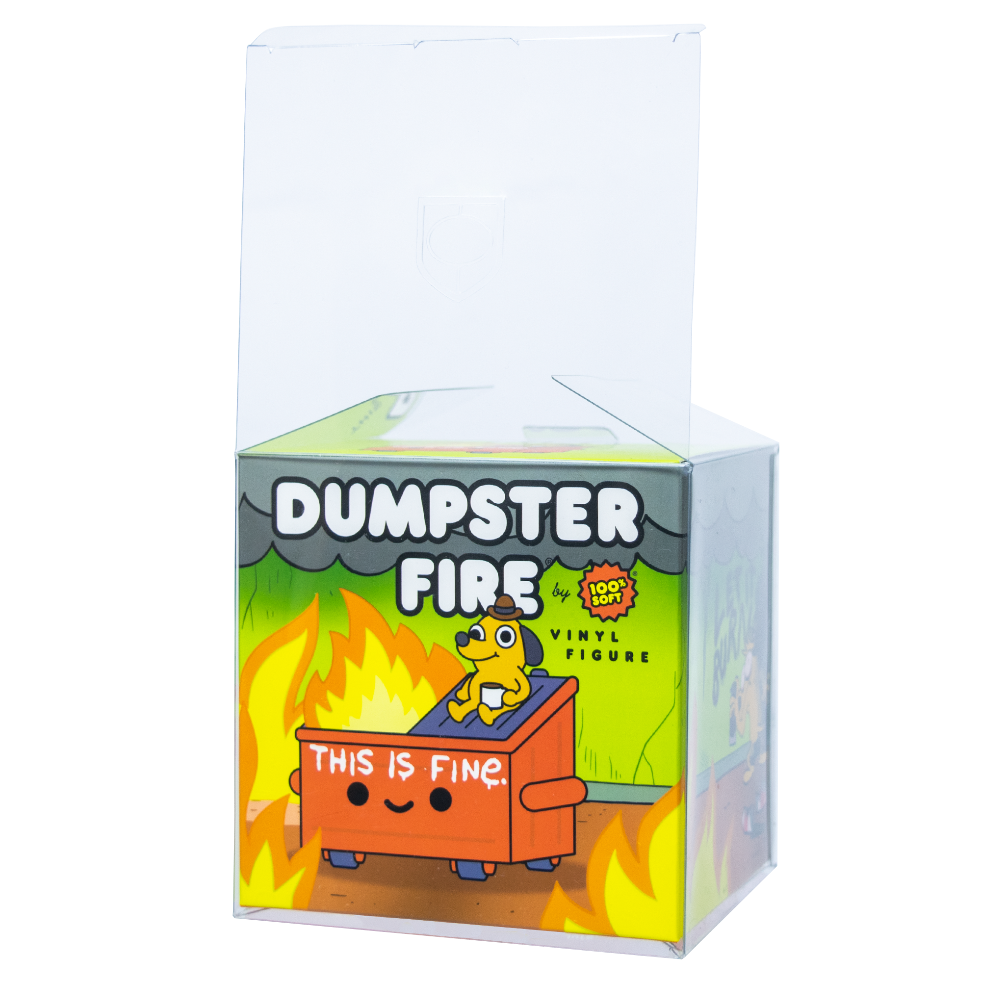 Dumpster Fire PopShield Protector - Collectors World Toys